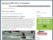 Tablet Screenshot of euro2012-augsburg.de